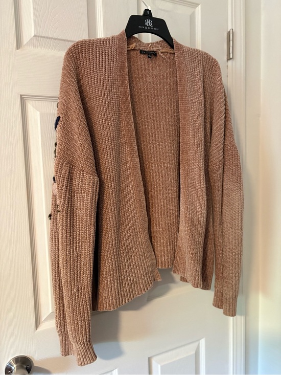 Staccato Sweaters - Staccato Open-Front Cardigan in Dusty Taupe